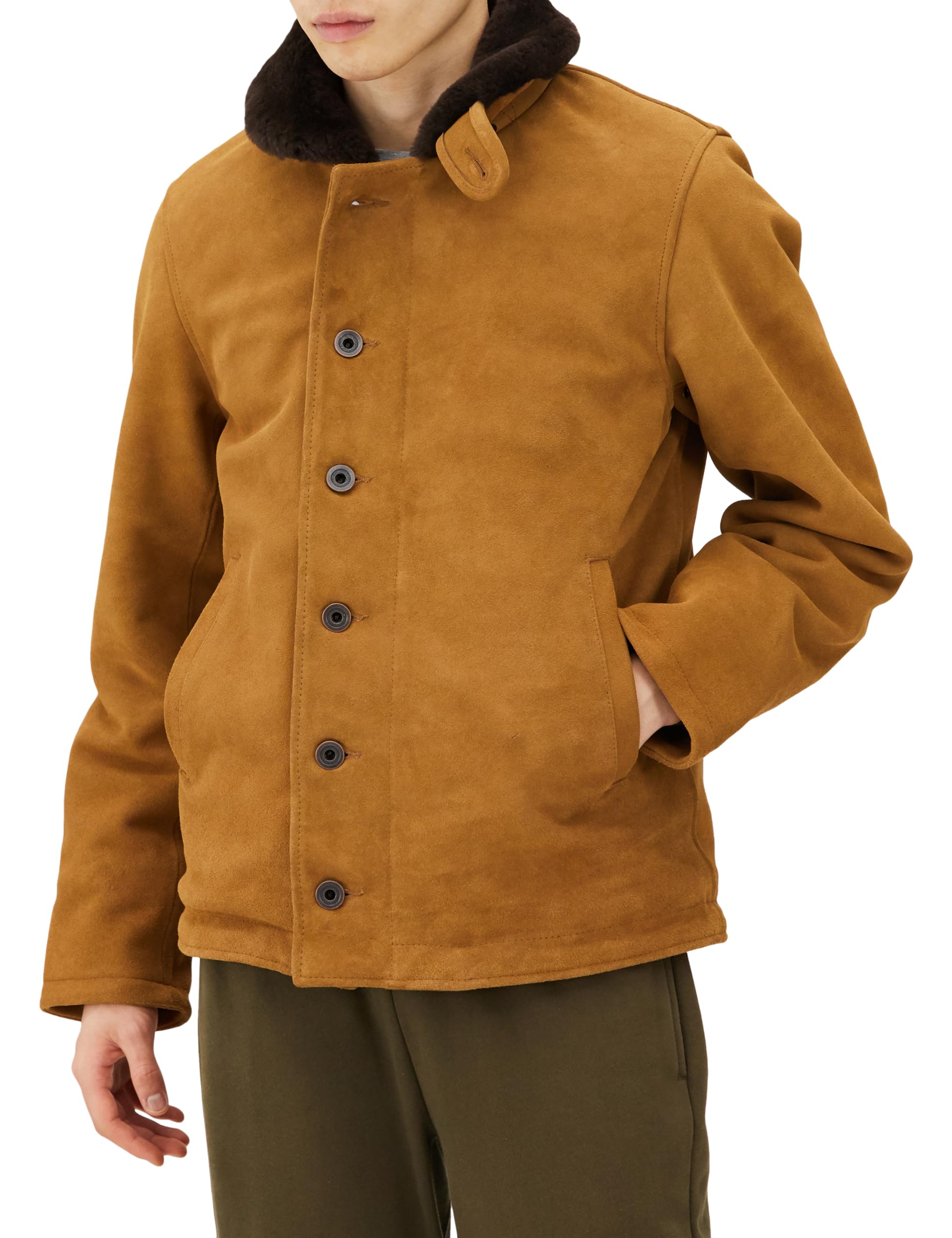 ジャケット・アウター HOUSTON COW LEATHER N-1 DECK JACKET 38 HOUSTON COW LEATHER N-1 DECK JACKET 38